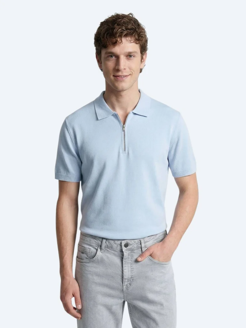 Kip Light Blue Knitwear