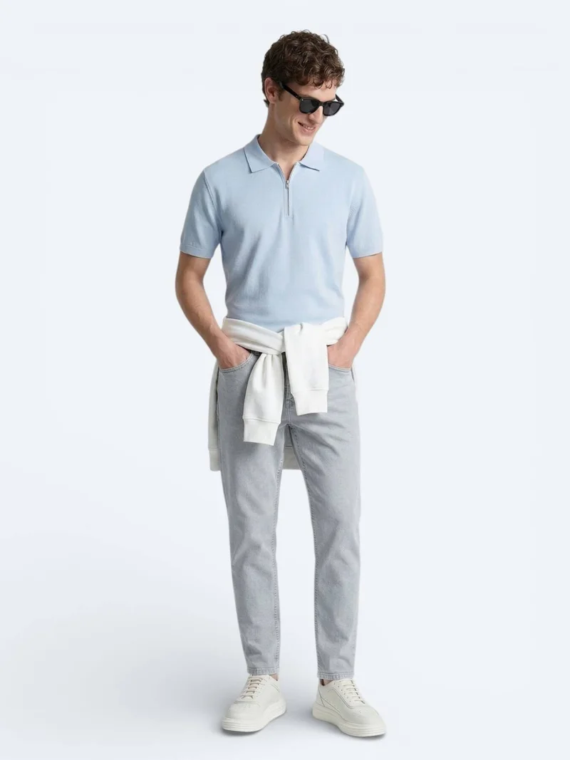 Kip Light Blue Knitwear