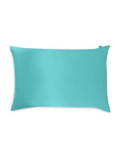 BRIGHTLY LABS Silver-Infused Mulberry Silk Pillowcase - Antibacterial, Hypoallergenic, Skin & Hair Care - Grade 6A Silk with Silver Ion Treatment. Queen size, Envelope closure.  - Image 1