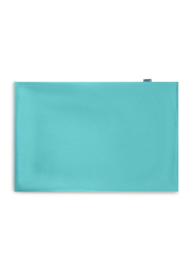BRIGHTLY LABS Silver-Infused Mulberry Silk Pillowcase - Antibacterial, Hypoallergenic, Skin & Hair Care - Grade 6A Silk with Silver Ion Treatment. Queen size, Envelope closure.  - Image 2