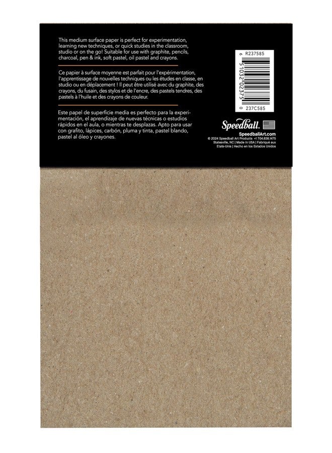 Bienfang Sketch Pad - Fold-Over Cover, 5.5.x 8.5, 100 Sheets - Image 3