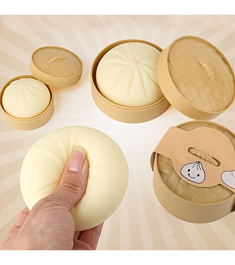 Funny Trumpet Steamer Simulated Bun Toy Office Pranks Holiday Gift - Image 1