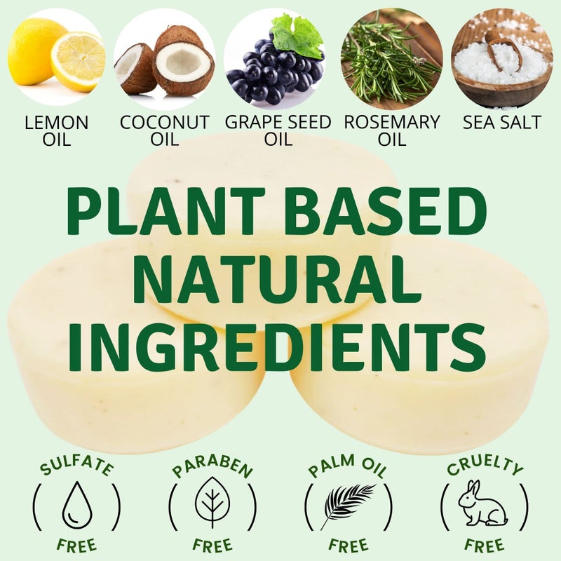 SIMPLUT Zero Waste Natural Dish Soap Bar (Pack Of 3 Bars) - Solid Vegan Dishwashing Block - Cold Processed  Eco Friendly Plastic Free Packaging With Sustainable Organic Ingredients For Kitchen - Image 4