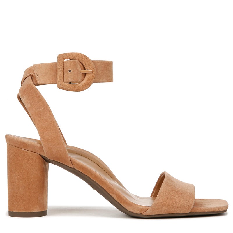 Vionic Women's Napa Zinfandel Strappy Block Heels- Supportive Classic Comfort Shoes That Includes a Concealed Orthotic Insole Sizes 5-12 Camel Suede 10 Medium - Image 3