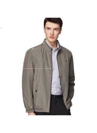 Firs Men'S Jacket Autumn Business Casual Light Luxury Coffee Color Stand Collar Cardigan Men'S Wear - pzsku/Z2BB5778B153099FC426FZ/45/1758541033/6203fe78-f2f3-4b22-8878-f6e37587cc1c