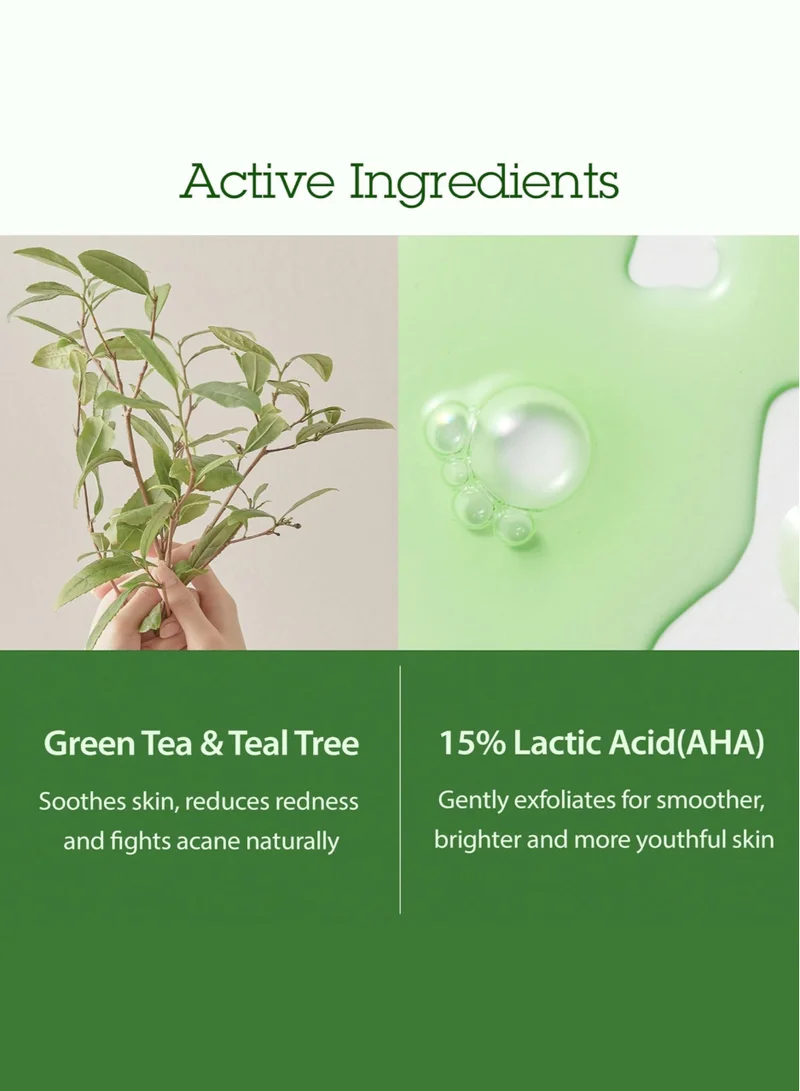 Blithe Patting Splash Mask Soothing & Healing Green Tea, 70ml - Deep Pore Cleansing Mask, K beauty, Exfoliating Dead Skin, Blackhead Removal, Korean Skincare with Nourishing Complex Fruit Extract