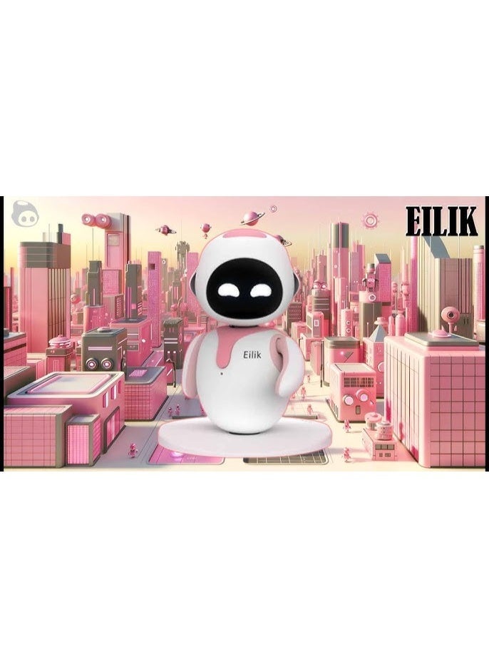 Eilik Desktop Companion Robot – Pink - Image 2
