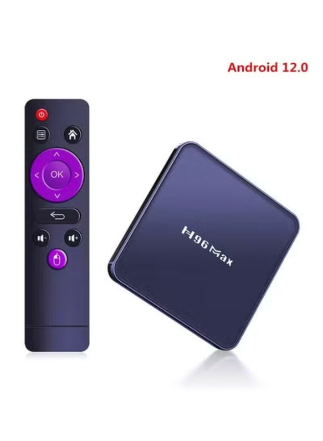 FURTEY H96 Max Smart TV Box Android 12.0 – 4K Ultra HD Streaming Media Player with Voice Remote Control for Home Entertainment - Image 1