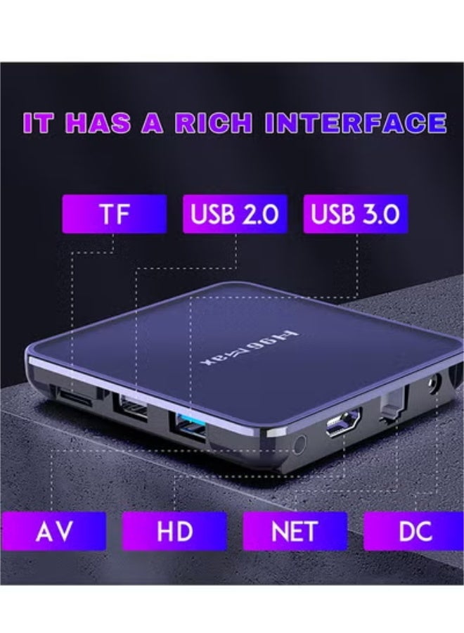 FURTEY H96 Max Smart TV Box Android 12.0 – 4K Ultra HD Streaming Media Player with Voice Remote Control for Home Entertainment - Image 3