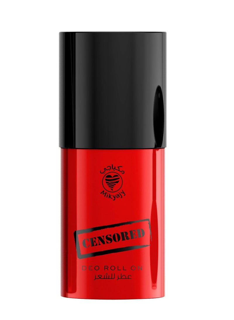 Mikyajy - Censored Alcohol Free Roll On Deodorant 50Ml - Image 1