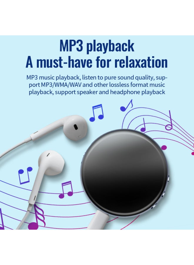 M29 HD لتقليل الضوضاء Ai، وضع الاستعداد الذكي طويل للغاية، 100 ساعة، مسجل صوت احترافي، التحكم الصوتي MP3- اللون: الإنجليزية محايدة عبر الحدود (بدون شاشة) - السعة: 4 جيجابايت - Image 5