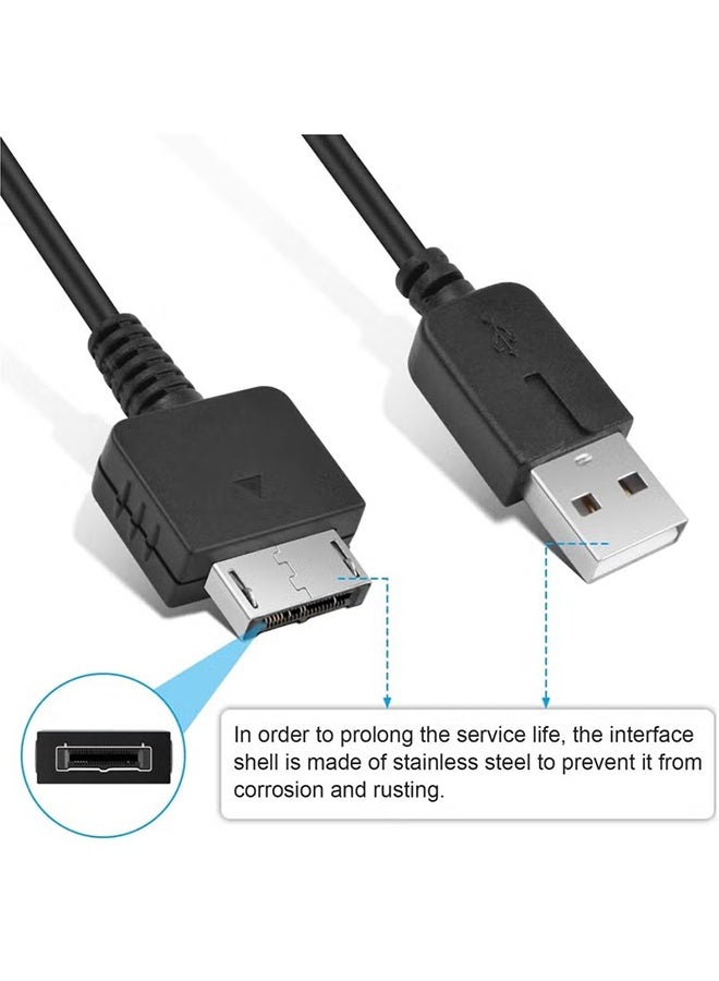 2 Pcs 3.9ft PS Vita Charger Cable, 2 in 1 USB Data u0026 Power Charger Cord Replacement for Playstation Vita 1000 - Image 5