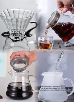JoyousSto 11-Pieces V60 Pour Over Coffee Maker Set Coffee Kettle Scale, Coffee Dripper All in 1 Traveling Camping Manual Coffee Kit Coffee Gift Set  - Image 4