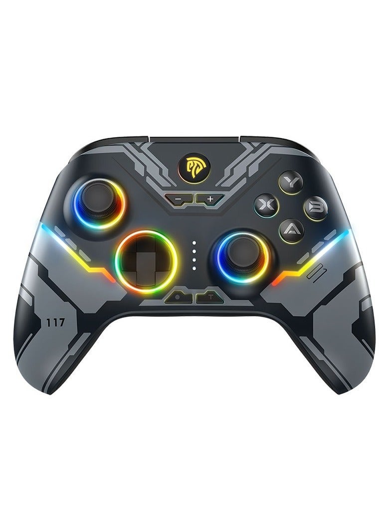 EasySMX X15 Wireless PC Gamepad Bluetooth Joystick Controller for PC Windows, Nintendo Switch, Android/iOS, RGB, Hall Effect - Image 1