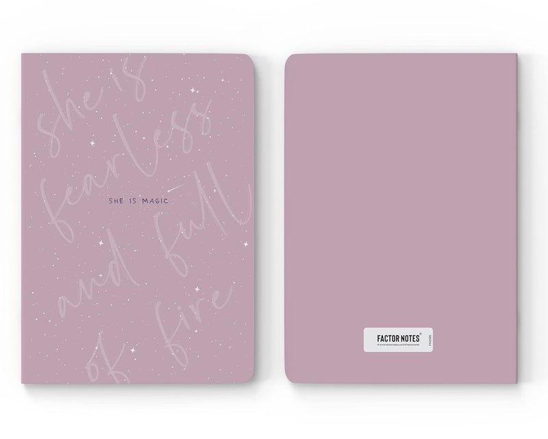 FACTOR NOTES دفتر A5: مخطط | 90 جرام | 160 صفحة (بلا خوف) - Image 5