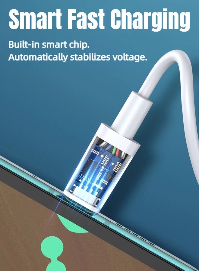 ريماكس كابل شحن سريع USB C إلى C بقوة 65 واط بتقنية PD بطول 2 متر، كابل بيانات، متوافق مع أجهزة iPhone 17/16/15/Air/Pro/ProMax/AirPods/iPad/MacBook/Galaxy S25/S24/S23/Ultra/Pixel، إلخ. - Image 4