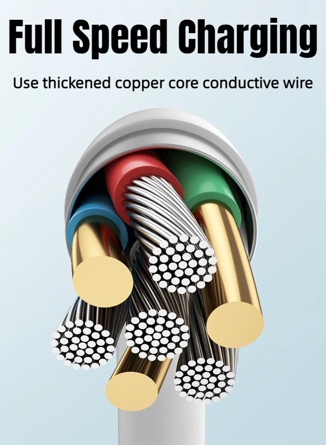 ريماكس كابل شحن سريع USB C إلى C بقوة 65 واط بتقنية PD بطول 2 متر، كابل بيانات، متوافق مع أجهزة iPhone 17/16/15/Air/Pro/ProMax/AirPods/iPad/MacBook/Galaxy S25/S24/S23/Ultra/Pixel، إلخ. - Image 5