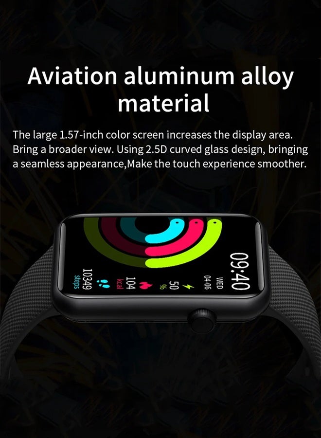 Smart Watch Fitness Tracker (Answer/Make Call), 24/7 Heart Rate Spo2 Blood Pressure Monitor Sleep Tracker, Sports Modes Pedometer Calorie Step Tracker, Smart Watch Fitness Tracker for Women Men - Image 2