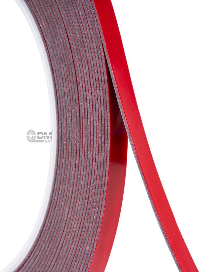 DM TAPES Double-Sided Acrylic Foam Tape - Grey - 10mm × 7m Each for Strong Adhesion and Versatile Applications (Pack Of 3) - Image 3