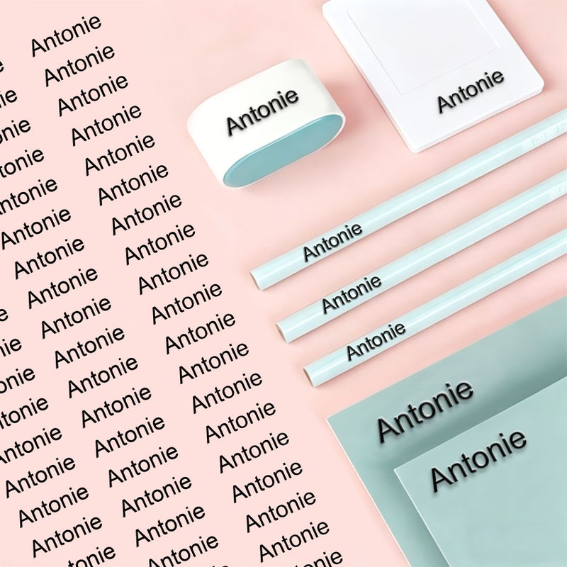 Customized Transparent Name Stickers 108 Pcs Name Labels Back to School School Supplies Classification Labels - Image 3