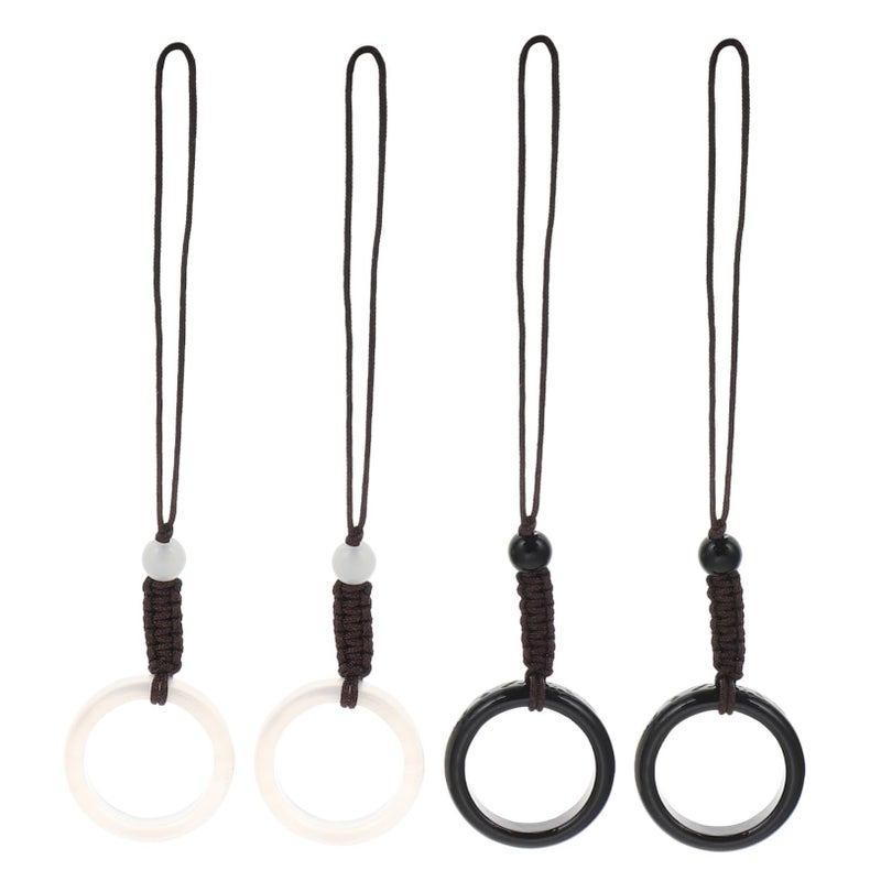Balacoo White Phone Pendant Keychain Charm Unique Decorative Gift For Festival - Image 2