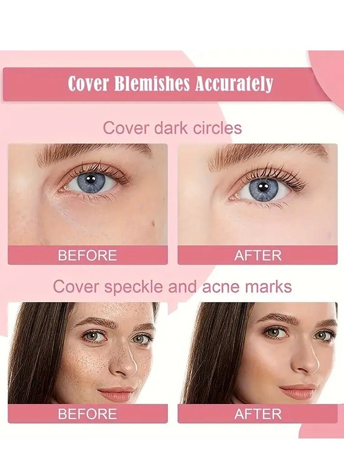 CARLA SECRET 12-Color Concealer & Blush Cream Palette in Iron Case Full Coverage, Creamy Texture | Natural Glow for All Skin Tones Travel-Ready Metal Packaging  - Image 2