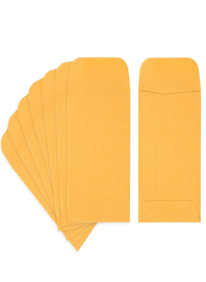 ValBox #1 Coin Envelopes 2.25x 3.5 Small Parts Envelope with Gummed Flap for Home, Garden or Office Use, Brown Kraft Seed Envelopes 100 per Box - Image 1