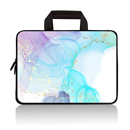 Baocool 11 11.6 12 12.1 12.5 inch Laptop Carrying Bag Chromebook Case Notebook Ultrabook Bag Tablet Cover Neoprene Sleeve for Apple MacBook Air Samsung Google Acer HP DELL Lenovo Asus (Blue Ocean) - Image 2