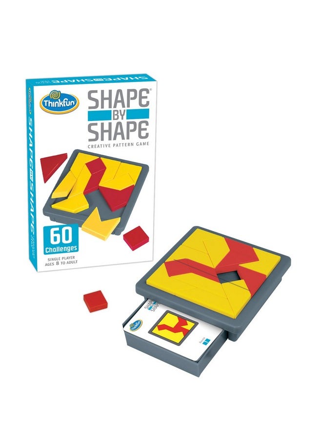 thinkfun ThinkFun Shape by Shape Creative Pattern Logic Game - Ideal for Ages 8 to Adult | Enhances Logical Reasoning | Fun Gameplay | Boosts Visual Perception Skills  - Image 1