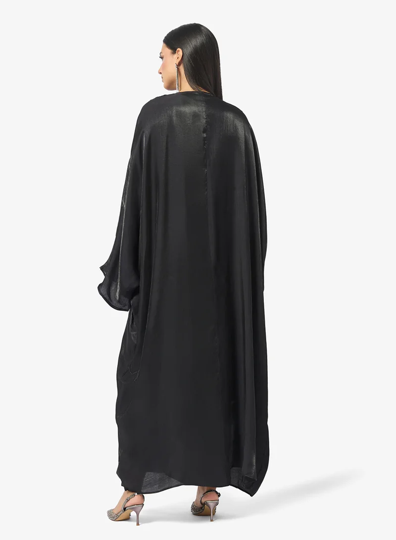 Khizana Tonal Abaya With Inner Dress