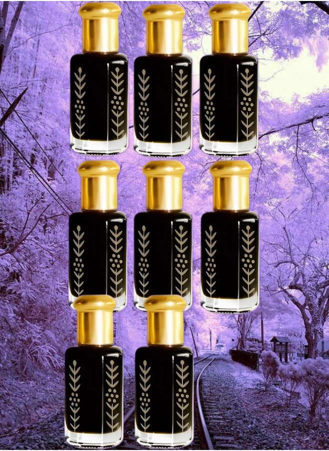 مسك 8 قطع عطر زيت المسك الأسود 3 مل 