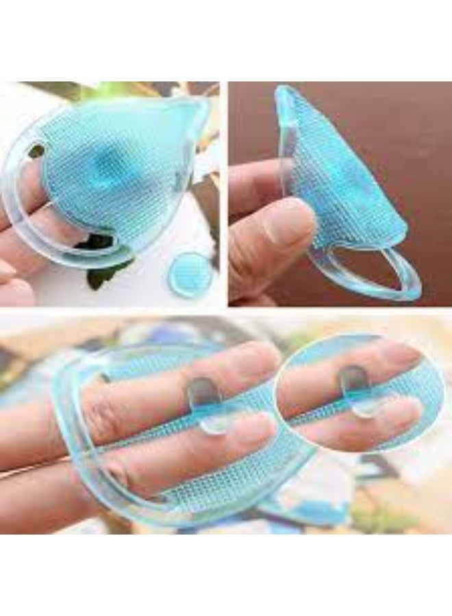 Exfoliating Facial Cleansing Pad - Facial Cleansing Brush Exfoliating Blackhead Remover - Silicone - Multicolor - Image 1