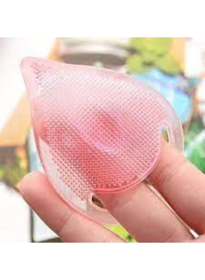 Exfoliating Facial Cleansing Pad - Facial Cleansing Brush Exfoliating Blackhead Remover - Silicone - Multicolor - Image 2