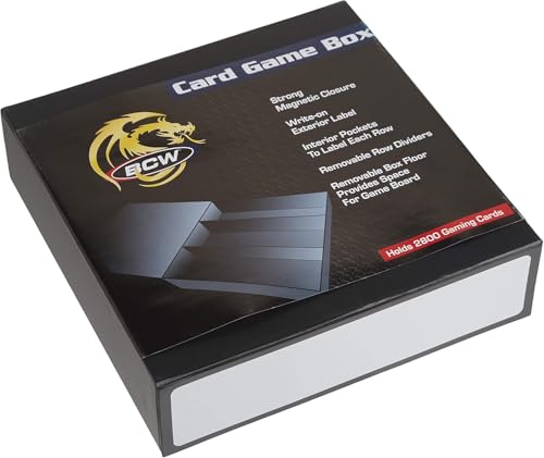 BCW 3Row Storage Box Cardboard Organizer for Trading Sports Baseball Collections Holds 2800 Unsleeved or 1500 Sleeved - Image 1