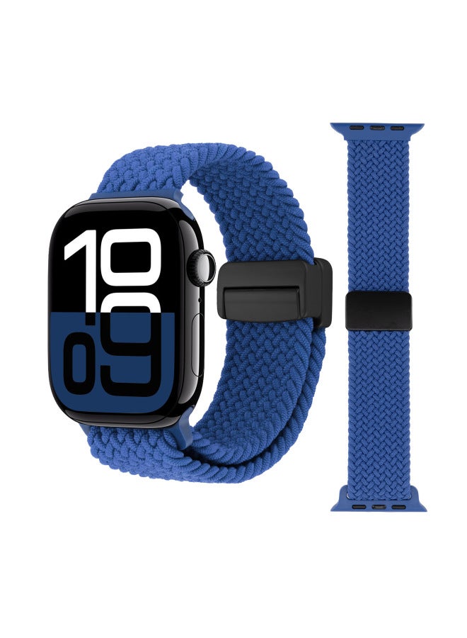 Suitable For Apple Watch10 Strap Built-in Magnetic Nylon Woven Strap Apple Watch 56789 Strap