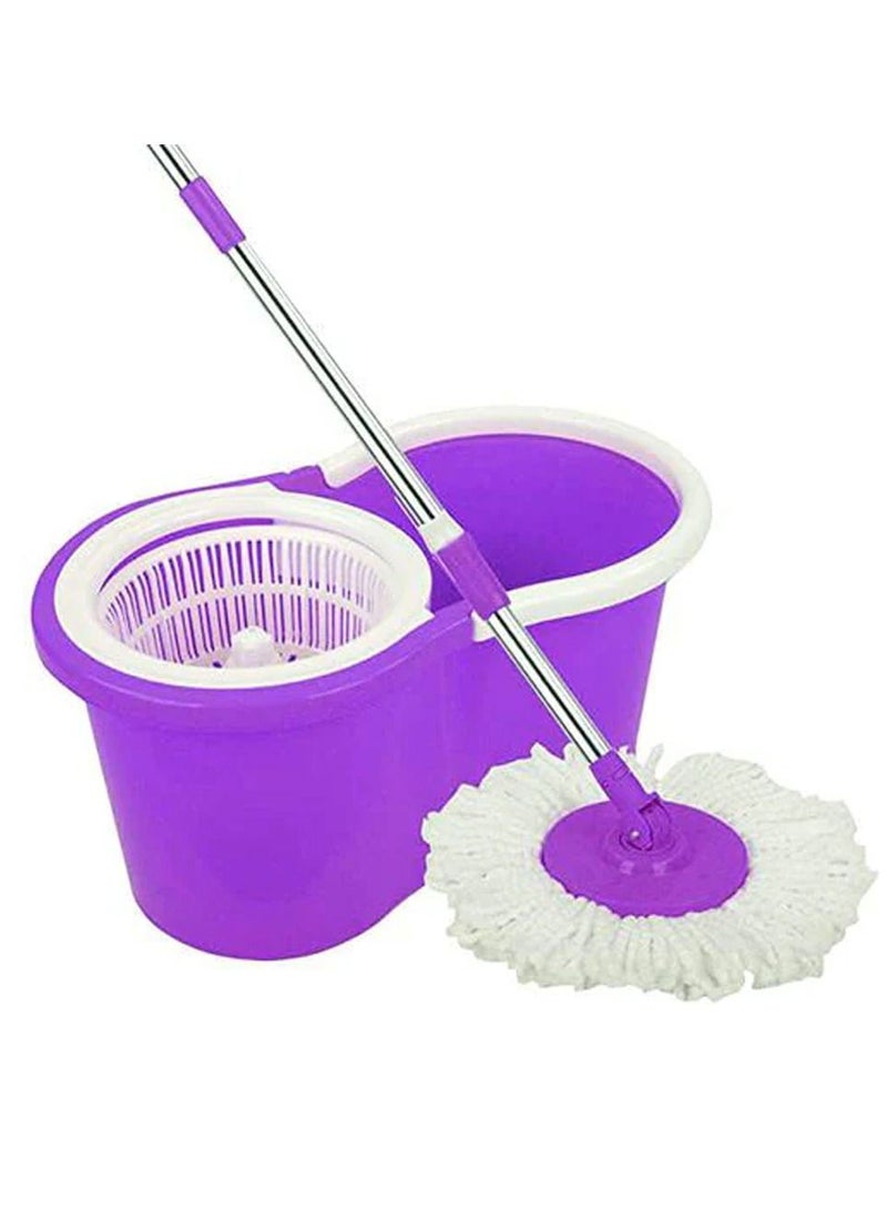 360° Rotating Mop With Bucket Dual Mop Heads Use Squeeze Rotating Mop To Quickly Dispensing Rag Floor Mop And Washing Floor Mop - Image 2
