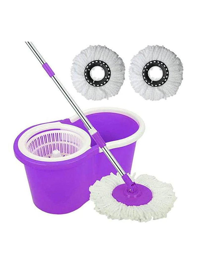 360° Rotating Mop With Bucket Dual Mop Heads Use Squeeze Rotating Mop To Quickly Dispensing Rag Floor Mop And Washing Floor Mop - Image 1
