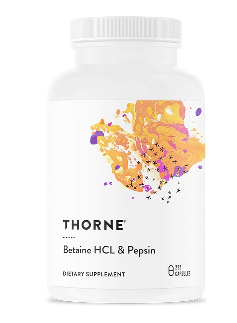 ثورن البيتين HCL والبيبسين 225 كبسولة