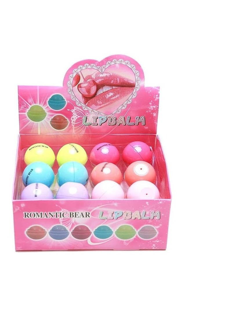 Romantic bear - 24-Piece Natural Lip Balm Bliss Nourish Your Lips Naturally - Image 1
