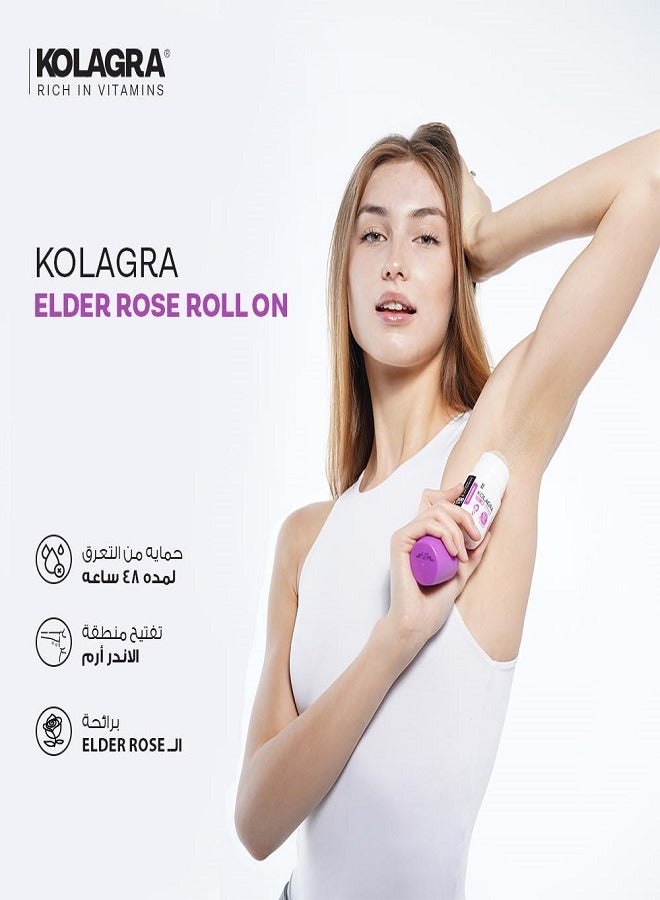 Whitening Roll-On Antiperspirant Elder Rose 60ml