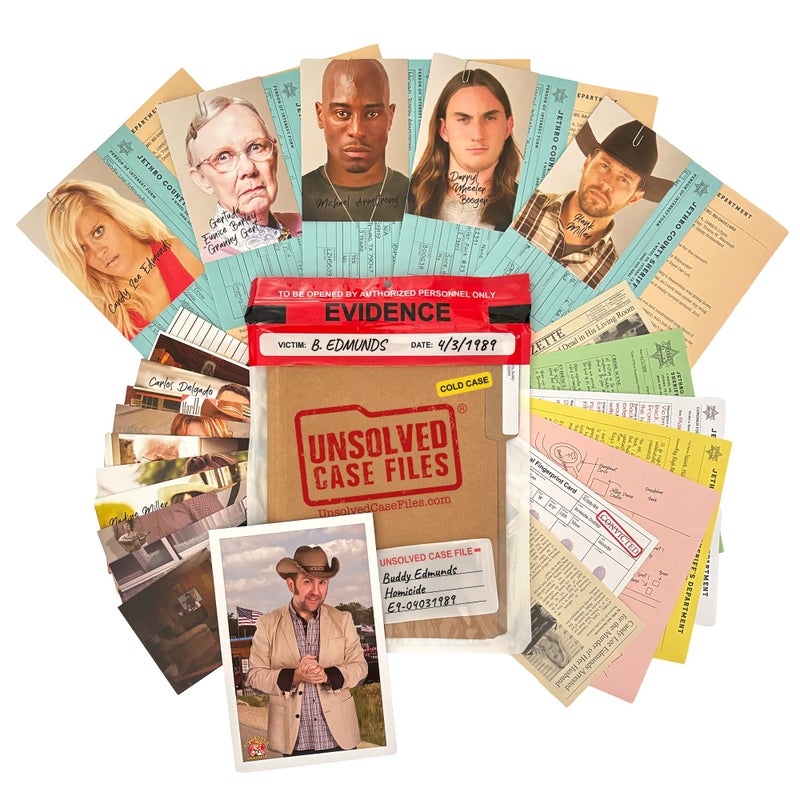 Unsolved Case Files Edmunds Buddy Cold Case Murder Mystery Game Can You Solve The Crime - Image 3