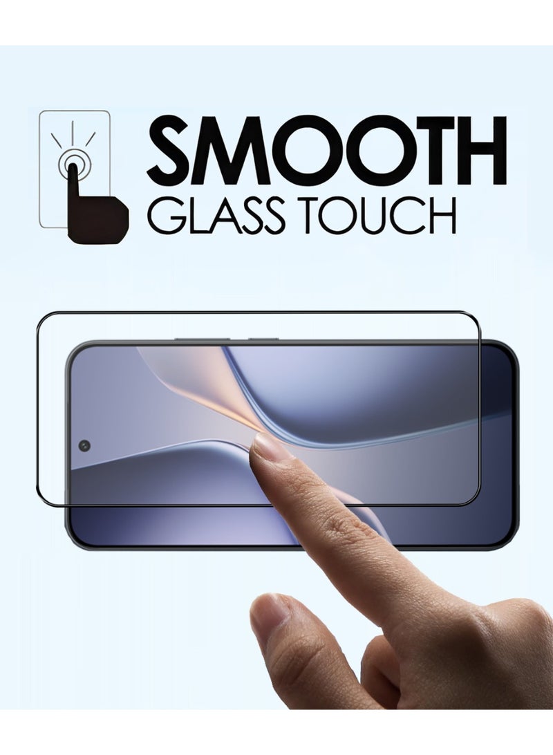 Yunpy [2+1 Packs] for VIVO T5 Pro Tempered Glass Screen Protector with Camera Lens Film, Including 2 Pack Front Glass and 1 Pack Camera Lens Film, 9H Hardness HD Clear Anti-Scratch Anti-Fingerprint Bubble-Free Case Friendly Screen Protector - Image 4