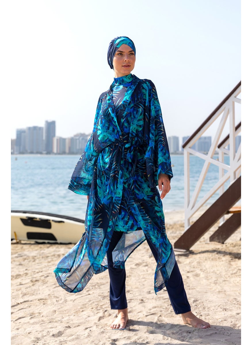 Remsa Mayo Remsa Swimsuit Remsa Modest Swimsuit Over Single Kaftan Kimono Pareo RP009 Tropical  - Image 5