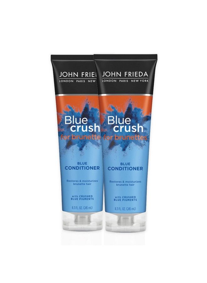 John Frieda Blue Crush Conditioner For Brunettes Moisturization For Color Treated And Natural Brunette Hair 8.3 Oz (Pack Of 2) - Image 2