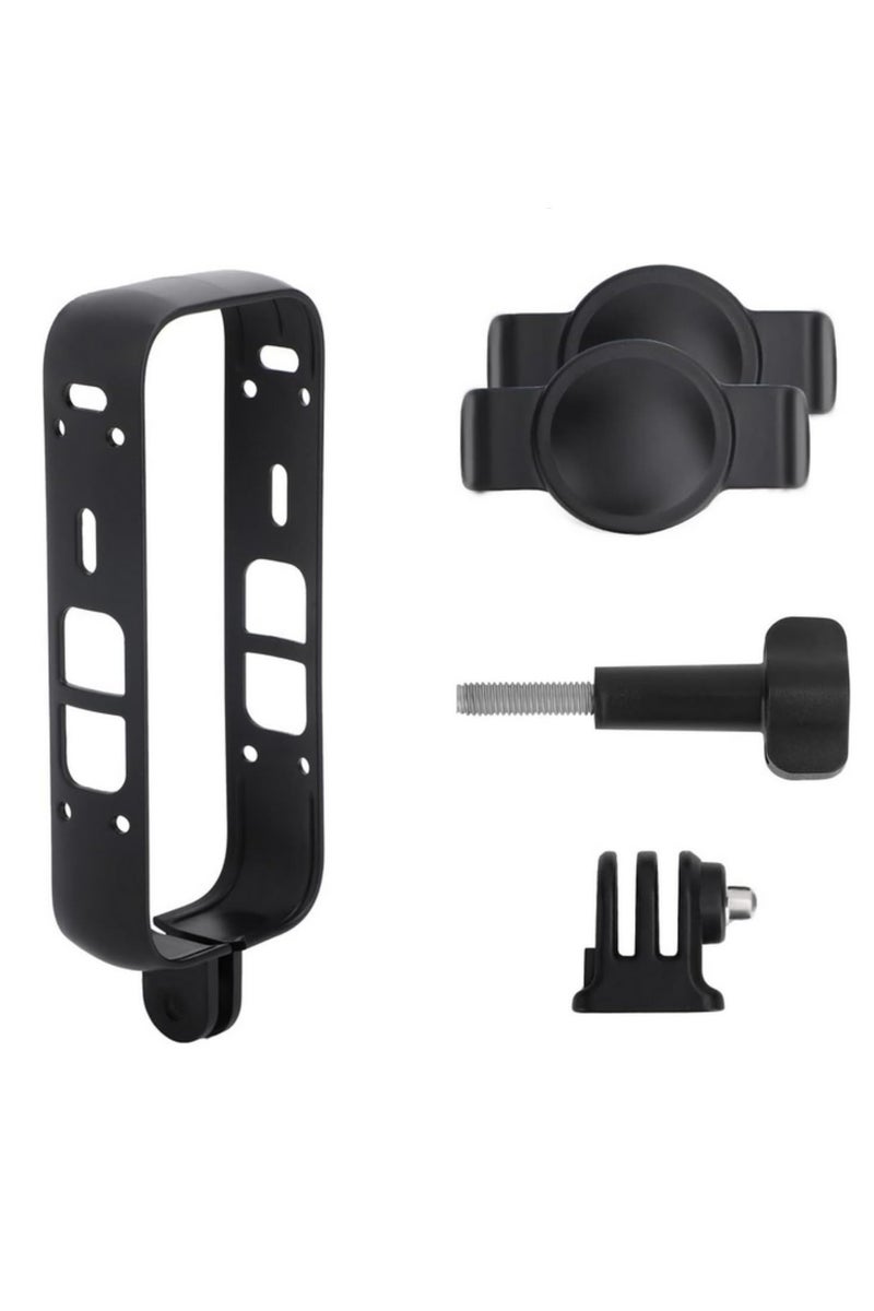 Protective Frame for Insta360 X3 Camera Cage Compatible with Insta360 X3 Accessories Including Lens Cover Adapter Bracket and Extension Parts for Enhanced Durability and Protection - Image 1