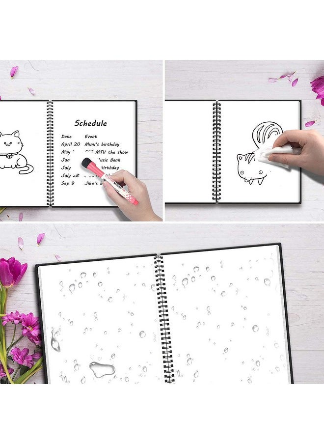 NEWYES - Whiteboard Notebook Erasable Meeting Notebook Dry Erase White Board For Meeting Business Office Home (A4) - Image 1