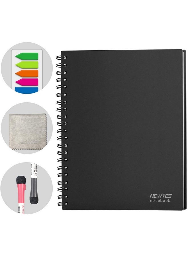 NEWYES - Whiteboard Notebook Erasable Meeting Notebook Dry Erase White Board For Meeting Business Office Home (A4) - Image 1