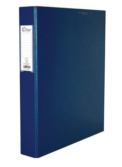 CLIPP A4 Size D-ring Binder With Two Rings 1 Inch Width Navy Blue 