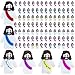 ILHSTY 300 Pcs Little Jesus Figures Rubber Mini Jesus Figurines in Bulk Christian Tiny Baby Jesus Loves You Figures for Hide and Seek Easter Egg Fillers Egg Hunt Religious Party Favors6 Color 300 - Image 2