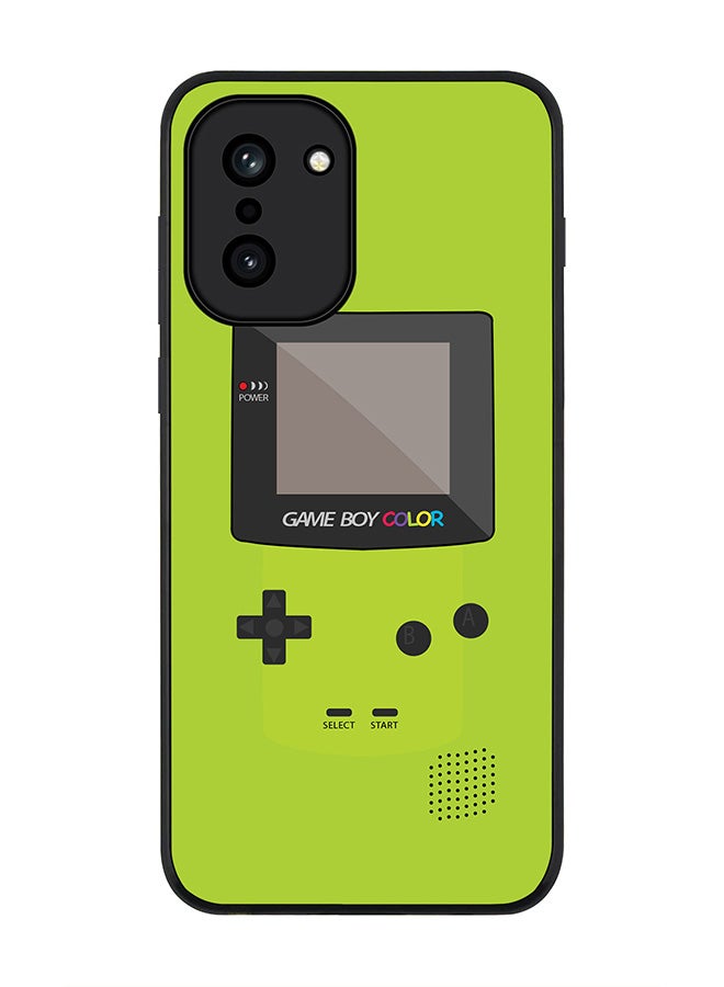 For OnePlus 15R Case,Slim fit Camera Protection, Shockproof Thin Phone cover  - Gameboy Color - Green